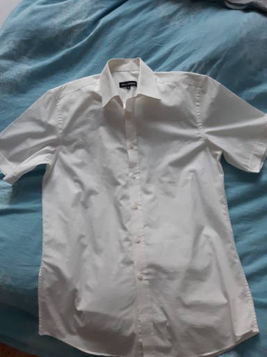 Zdjęcie oferty: Wólczanka biała koszula krótki rękaw męska 39