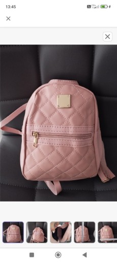 Zdjęcie oferty: Nowy nieduży plecak mały plecaczek torebka różowy