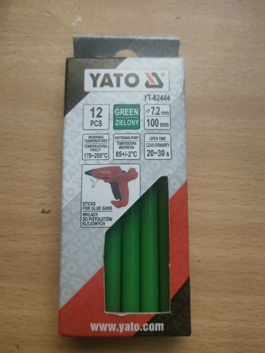 Zdjęcie oferty: Klej Yato 7mm 100mm zielony 