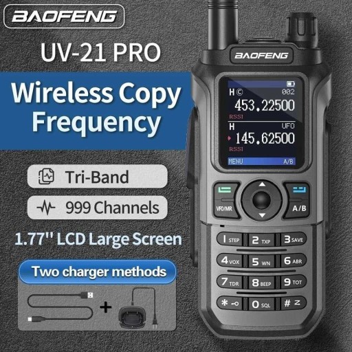 Zdjęcie oferty: Krótkofalówka Radiotelefon Baofeng UV-21 Pro