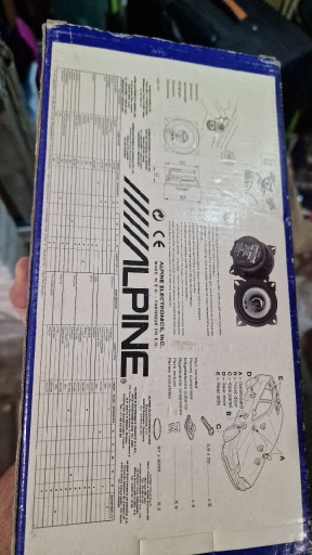 Zdjęcie oferty: Głośniki samochodowe Alpine SXE 1025e nieużywane 