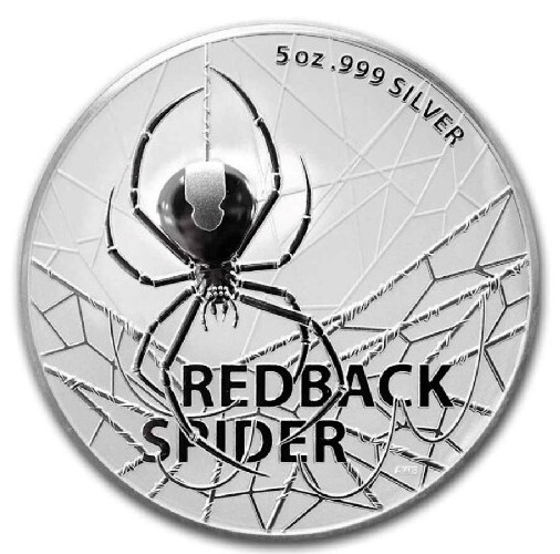 Zdjęcie oferty: Srebrna Moneta -5 oz Redback Spider