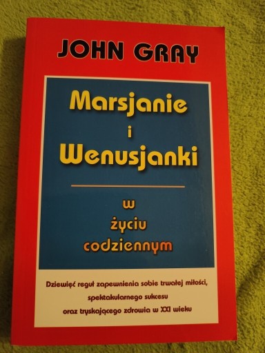 Zdjęcie oferty: MARSJANIE I WENUSJANKI W ŻYCIU CODZIENNYM J. GRAY 