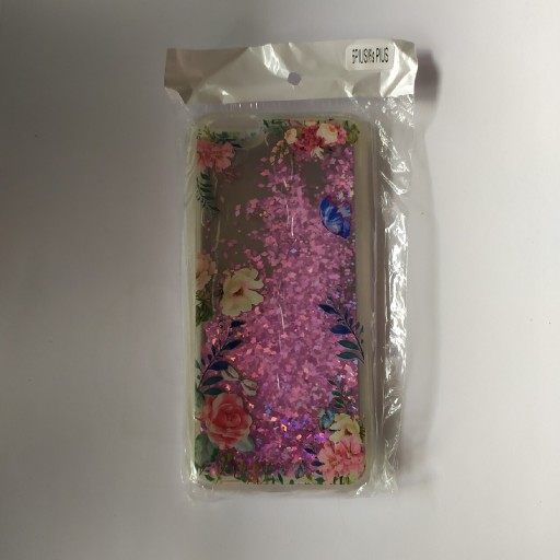 Zdjęcie oferty: Etui liquid kwiaty różowe iPhone 6 Plus/6s Plus