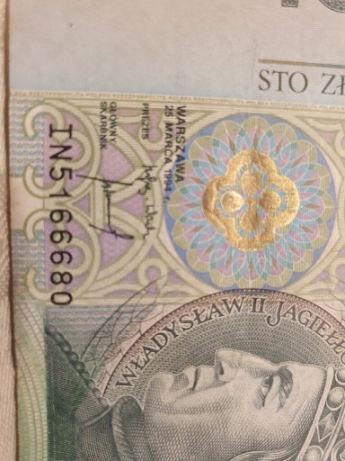 Zdjęcie oferty: Banknot 100 zł z 666
