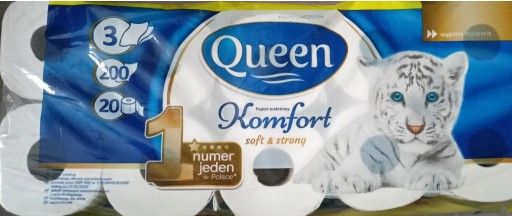 Zdjęcie oferty: Papier toaletowy Queen 20 rolek