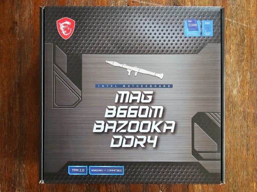 Zdjęcie oferty: MSI MAG B660M Bazooka+4x16Gb (64GB) RAM Trident Z