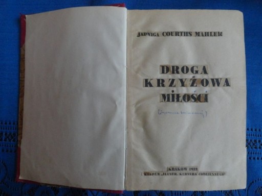 Zdjęcie oferty: J. Courths Mahler - Droga krzyżowa miłości.