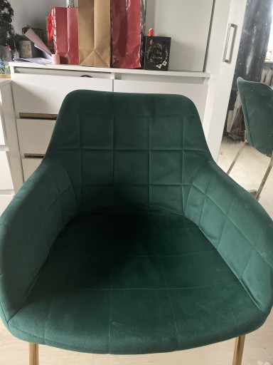 Zdjęcie oferty: Krzesło fotel butelkowa zieleń