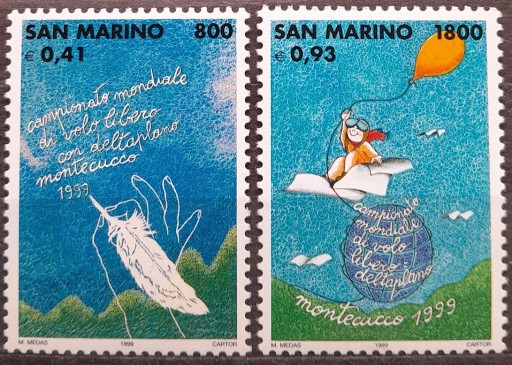Zdjęcie oferty: San Marino 1999 Mi 1810-1811 **