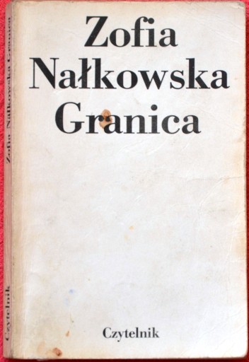 Zdjęcie oferty: GRANICA - Zofia Nałkowska