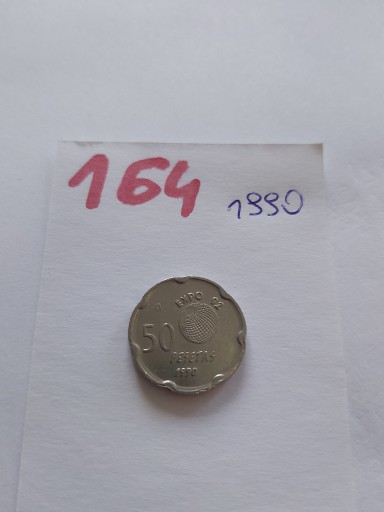 Zdjęcie oferty: Moneta Hiszpania 50 peset 1990 Expo '92