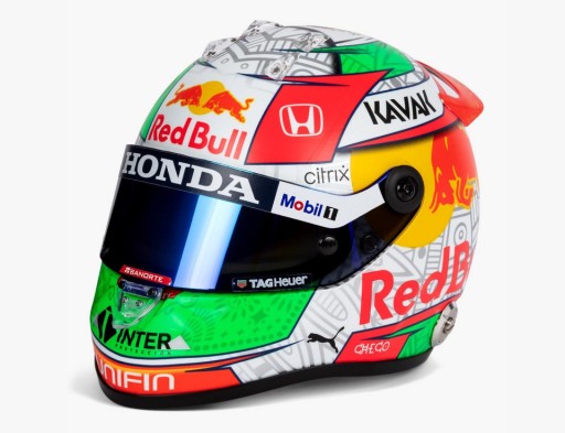 Zdjęcie oferty: Kask w skali 1/2 Sergio Perez Red Bull Racing F1