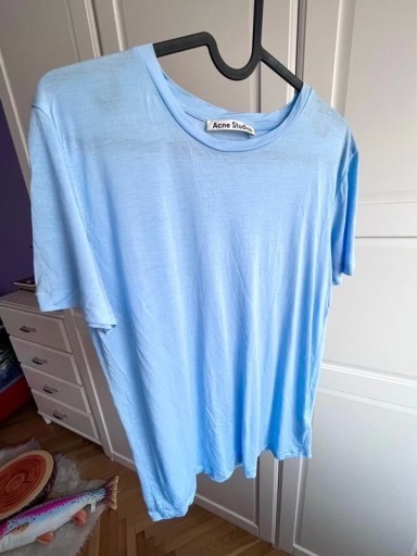 Zdjęcie oferty: ACNE xs s 34 t-shirt koszulka babyblue niebieski