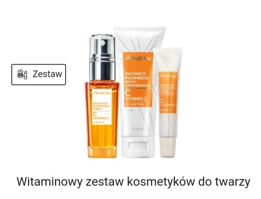 Zdjęcie oferty: Wyprzedaż Zestaw Anew Wit.C Avon + Gratis 