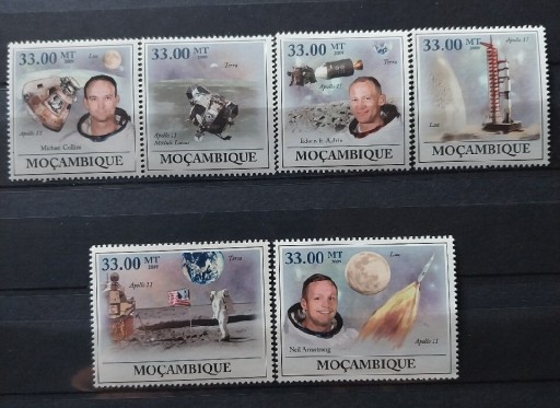 Zdjęcie oferty: Zdobywanie kosmosu Apollo11seria 3 ** lux