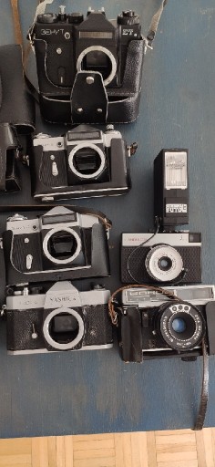 Zdjęcie oferty: Aparaty analogowe Yashica, Zenit E ET 