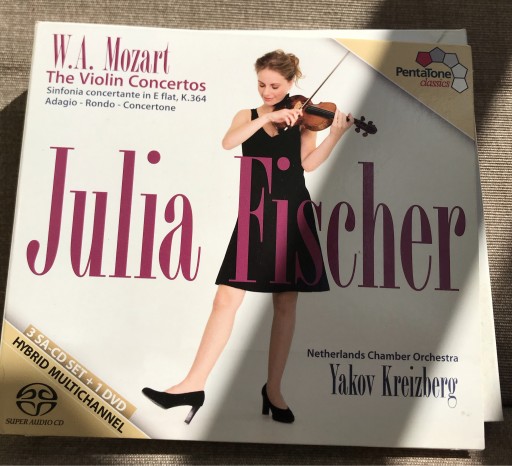 Zdjęcie oferty: Julia Fischer - the violin concertos 3 SACD + dvd
