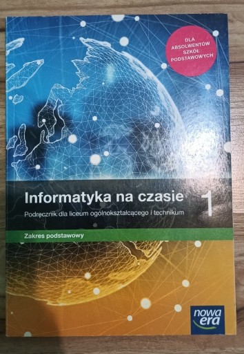 Zdjęcie oferty: Informatyka na czasie 1, zakres podstawowy