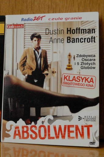 Zdjęcie oferty: Absolwent - Dustin Hoffman klasyka DVD