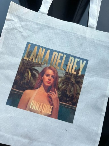 Zdjęcie oferty: biała torba tote bag Lana Del Rey