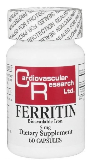 Zdjęcie oferty: Cardiovascular Research Ferritin 5Mg 60 Kapsułek