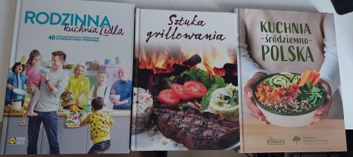 Zdjęcie oferty: Książki kucharskie grill rodzinna kuchnia lidla 