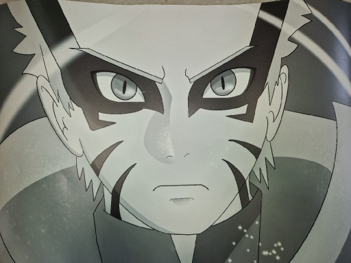 Zdjęcie oferty: Naruto plakat 70 x 50 cm czarno-bialy