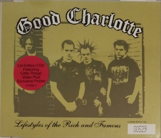 Zdjęcie oferty: Good Charlotte –Lifestyles Of The Rich And Famous (CD2) ep  pop rock US
