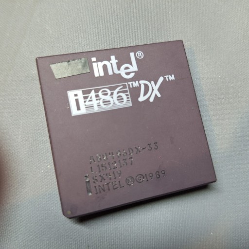 Zdjęcie oferty: Procesor Intel 486 DX 33MHz sprawdzony