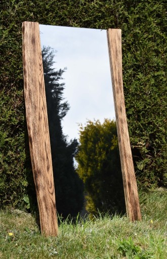 Zdjęcie oferty: lustro w ramie dębowej bezpieczne szkło
