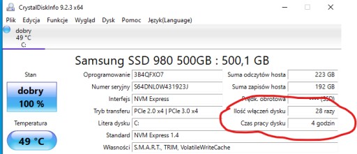 Zdjęcie oferty: HP 15,6 IPS ! 500GB , 8GB DDR4 