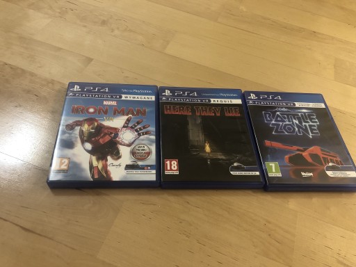 Zdjęcie oferty: Zestaw 3 gier VR ps4