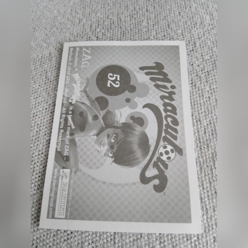 Zdjęcie oferty: Miraculous Panini naklejka 52