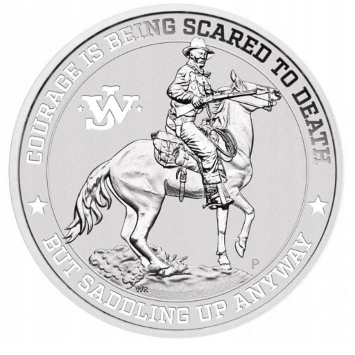 Zdjęcie oferty: Srebrna moneta John Wayne Tuvalu 1oz srebra 2021