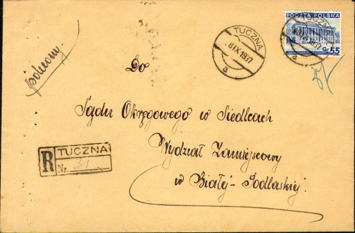 Zdjęcie oferty: 1937 - Agencja Tuczna (Biała Podl.) - polecony 