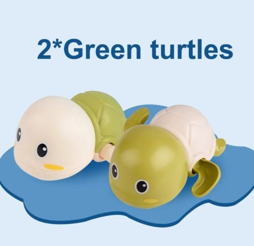 Zdjęcie oferty: Żółwie pływające 2 szt. nakręcane zabawka 