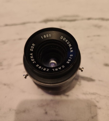 Zdjęcie oferty: Obiektyw DOKUMAR 5/35 CARL ZEISS JENA DDR 1859