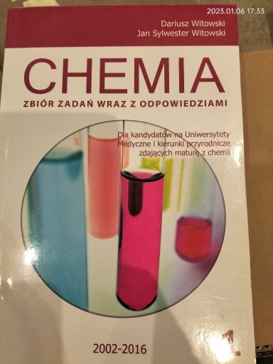 Zdjęcie oferty: Chemia 1, zbiór zadań 