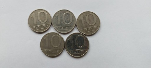 Zdjęcie oferty: Zestaw 5 monet 10 zł PRL