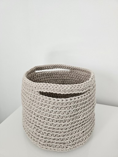 Zdjęcie oferty: Koszyk ze sznurka bawełnianego 