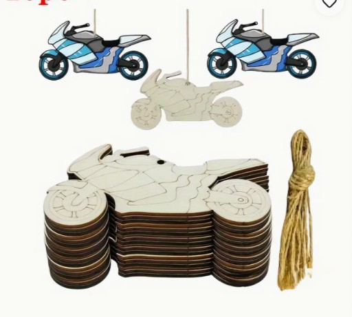 Zdjęcie oferty: Decupage Motocykli Wyścigowych - Rękodzieło do Malowania