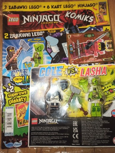 Zdjęcie oferty: Lego Ninjago Legacy 5/2022 Figurki Cole vs Lasha