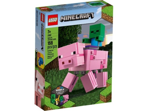 Zdjęcie oferty: 2x LEGO 21157 Minecraft - Świnka i Zombie +RAFA!