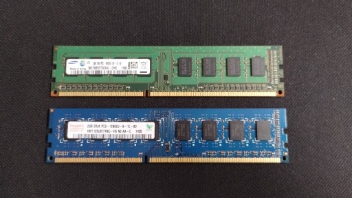 Zdjęcie oferty: Pamięć RAM 4 GB DDR3 dwa moduły