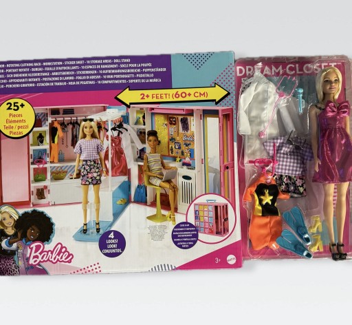 Zdjęcie oferty: Barbie Wymarzona szafa+ lalka+ akcesoria