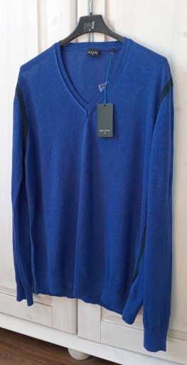 Zdjęcie oferty: NOWY sweterek męski 100% len lniany Paul Smith  r.M/L