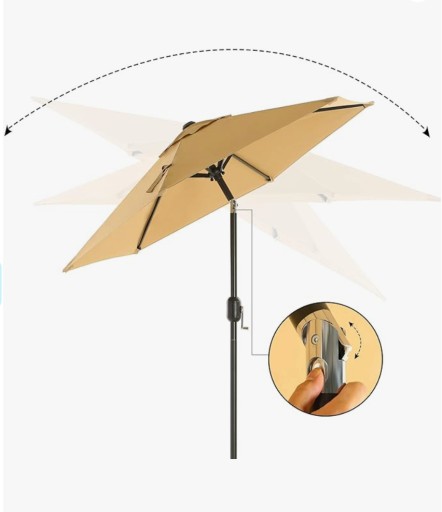 Zdjęcie oferty: Parasol ogrodowy, rozpiętość 270 cm 