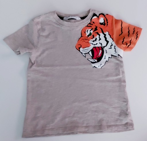 Zdjęcie oferty: Koszulka H&M Tygrys r 98/104 Jak NOWA 2-4y T-shirt