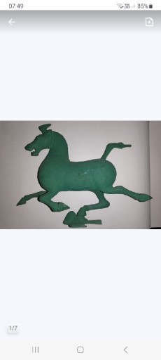 Zdjęcie oferty: Lecący koń z Gansu późna dynastia Han kopia z brąz